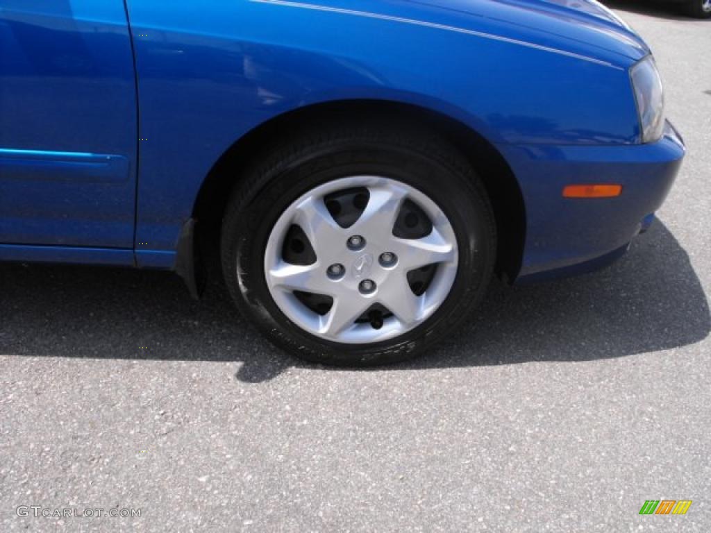 2006 Elantra GLS Sedan - Tidal Wave Blue / Gray photo #4