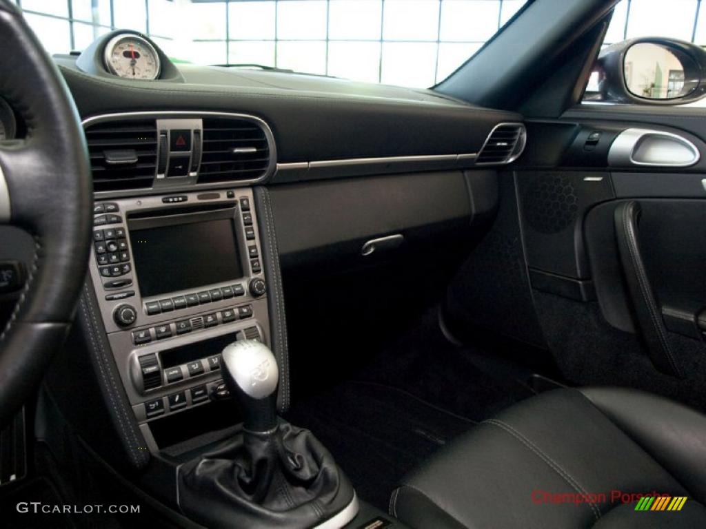 2008 911 Turbo Coupe - Meteor Grey Metallic / Black Full Leather photo #9