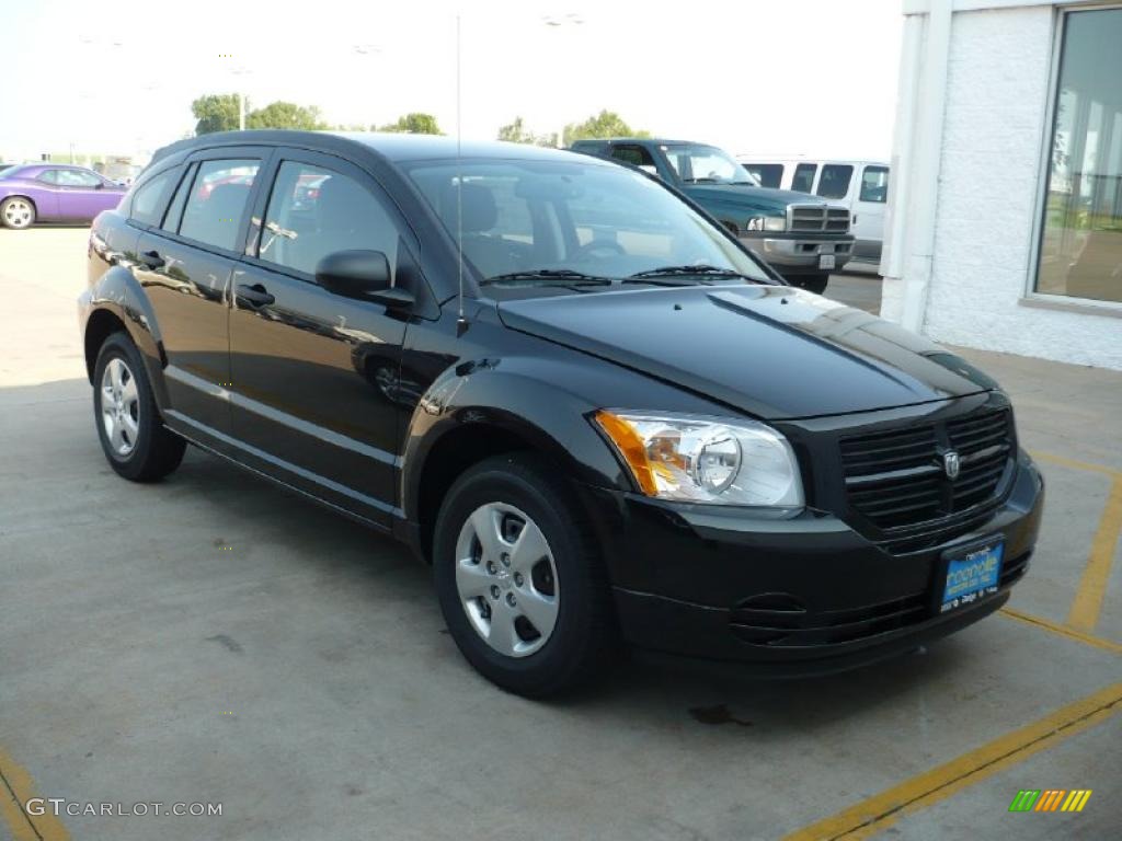 2010 Caliber Express - Brilliant Black Crystal Pearl / Dark Slate Gray/Medium Graystone photo #1