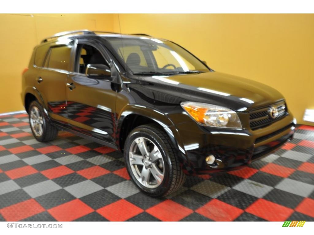 2008 RAV4 Sport V6 4WD - Black / Dark Charcoal photo #1