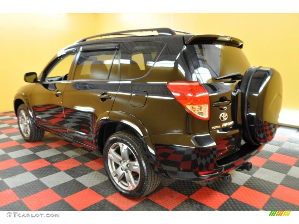 2008 RAV4 Sport V6 4WD - Black / Dark Charcoal photo #4