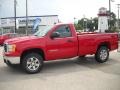 2010 Fire Red GMC Sierra 1500 SLE Regular Cab 4x4  photo #2