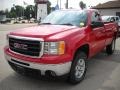 2010 Fire Red GMC Sierra 1500 SLE Regular Cab 4x4  photo #3