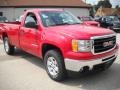 2010 Fire Red GMC Sierra 1500 SLE Regular Cab 4x4  photo #6