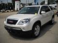 2010 White Diamond Tricoat GMC Acadia SLT AWD  photo #3