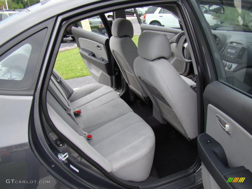 2009 Elantra SE Sedan - Carbon Gray / Gray photo #19