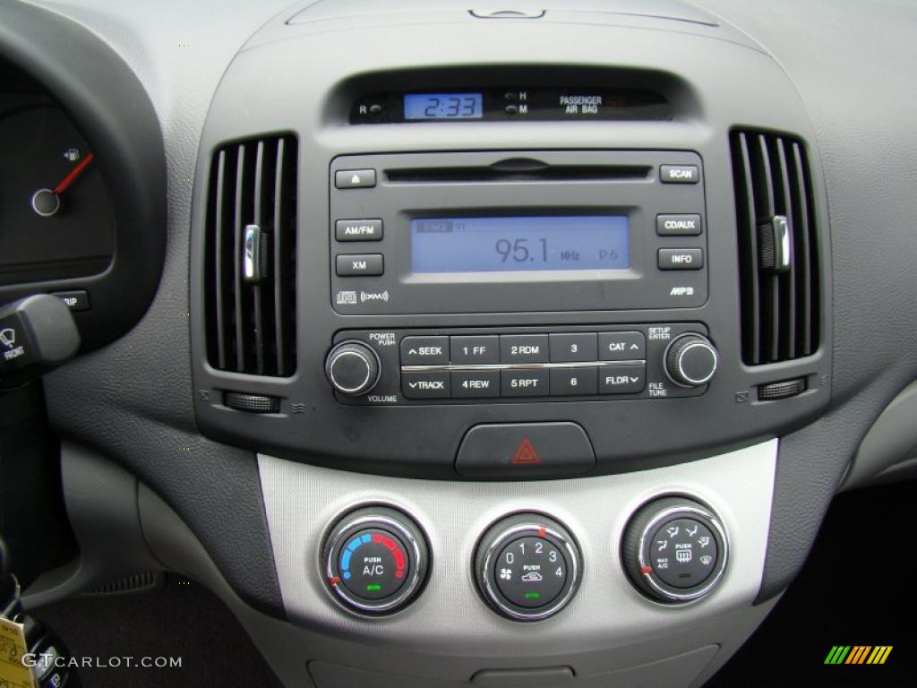 2009 Elantra SE Sedan - Carbon Gray / Gray photo #23