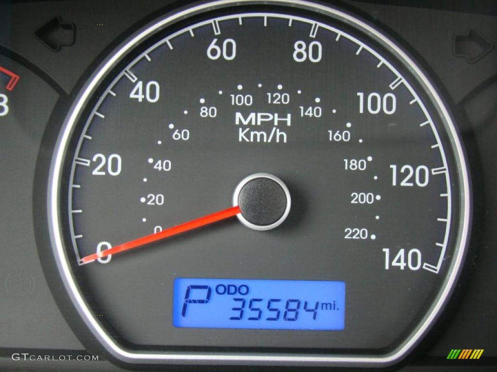 2009 Elantra SE Sedan - Carbon Gray / Gray photo #24
