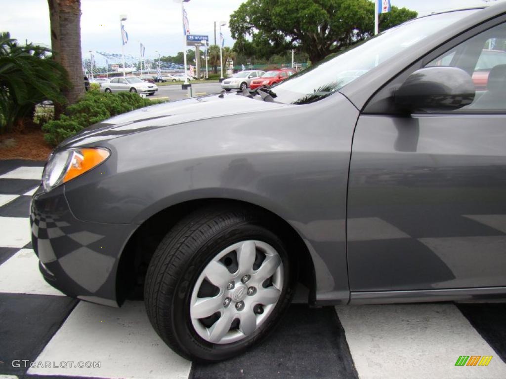 2009 Elantra SE Sedan - Carbon Gray / Gray photo #27