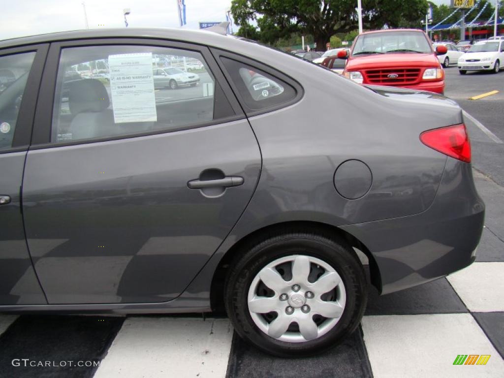 2009 Elantra SE Sedan - Carbon Gray / Gray photo #28