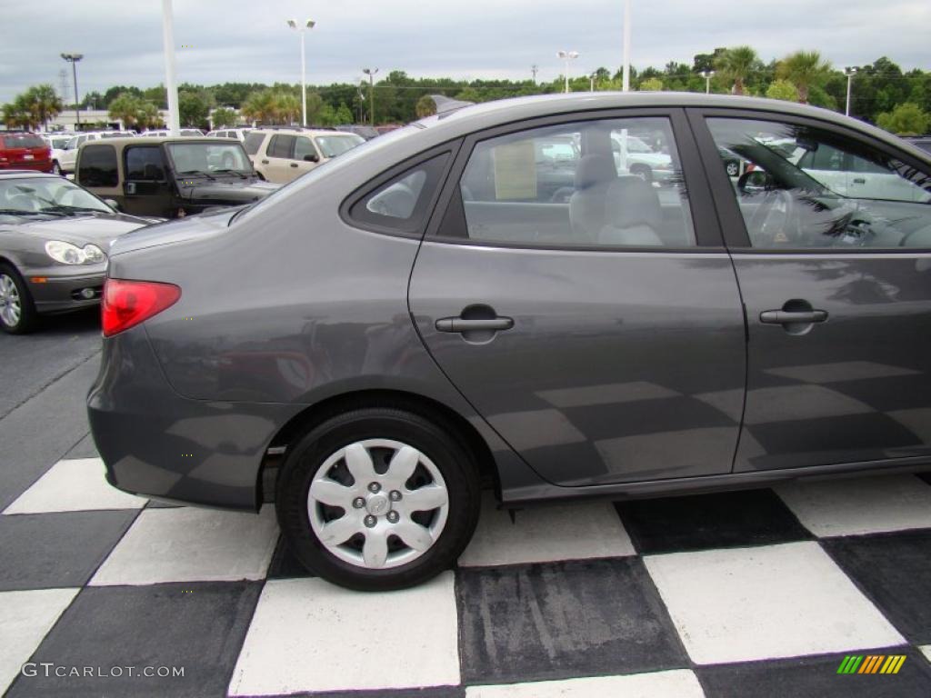 2009 Elantra SE Sedan - Carbon Gray / Gray photo #29