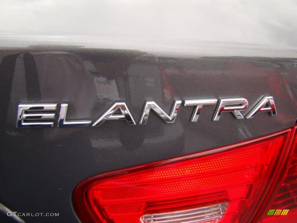 2009 Elantra SE Sedan - Carbon Gray / Gray photo #33