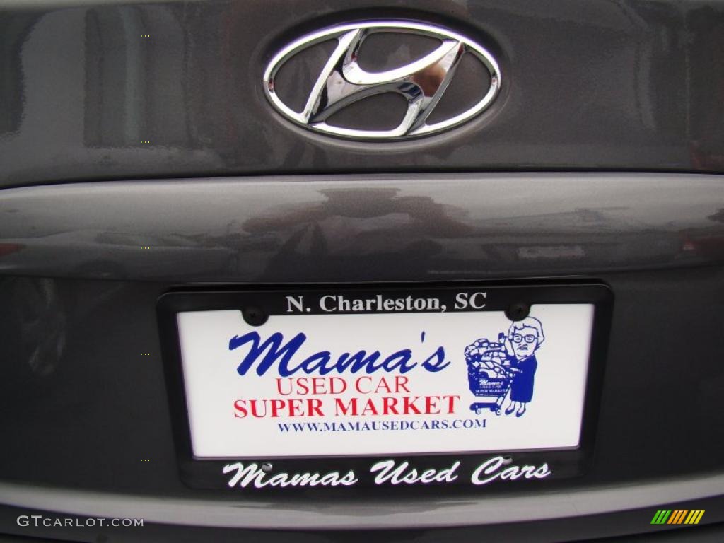 2009 Elantra SE Sedan - Carbon Gray / Gray photo #35