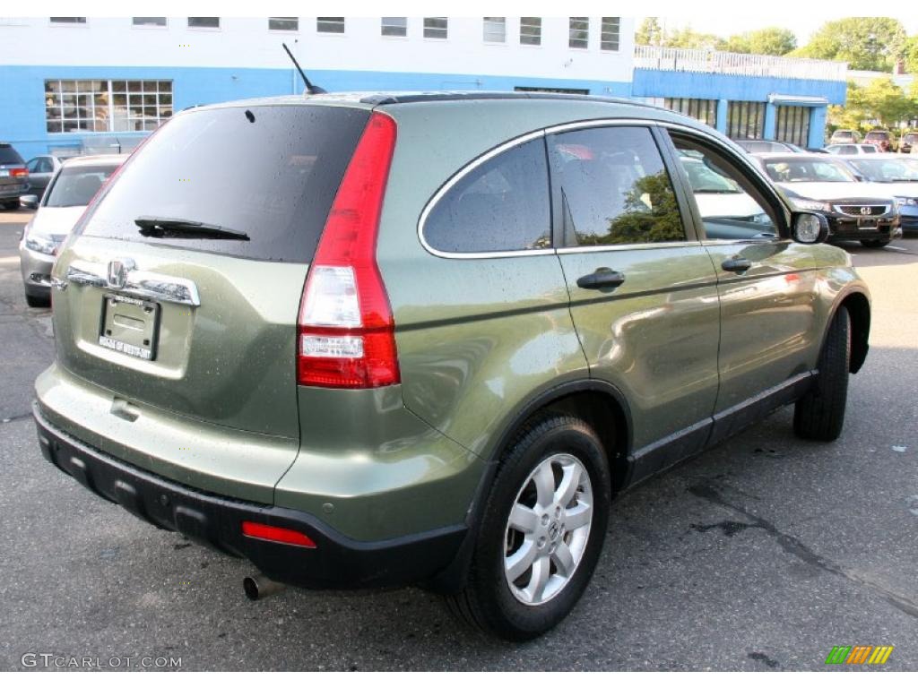 2007 CR-V EX 4WD - Green Tea Metallic / Ivory photo #5