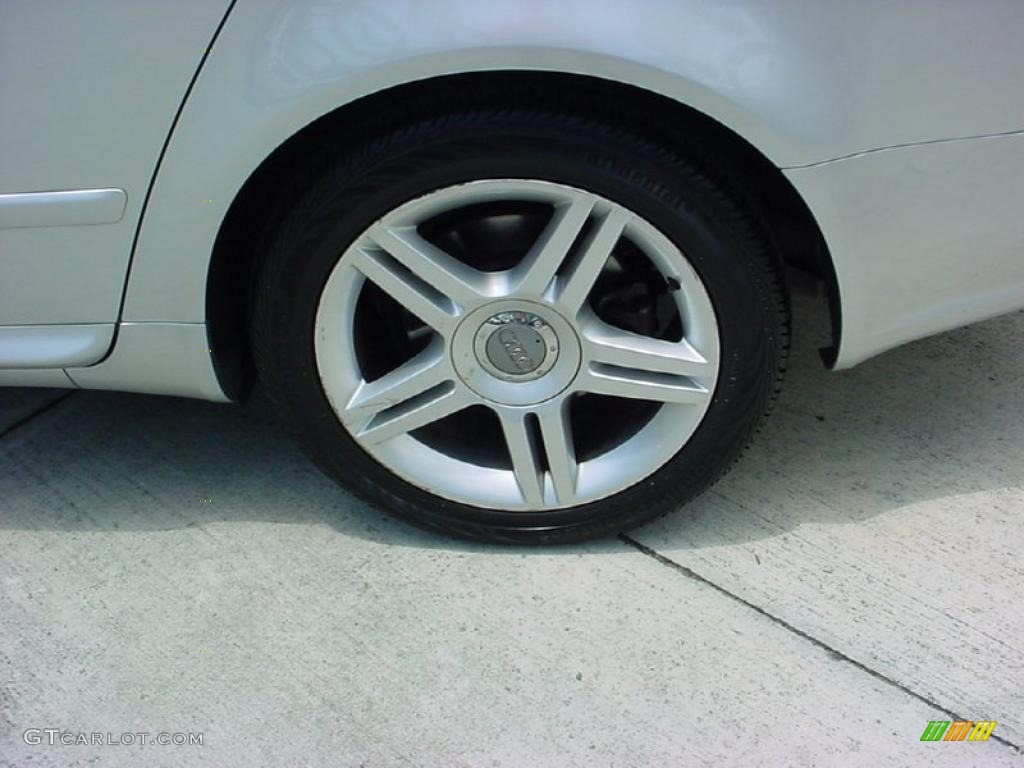 2008 A4 2.0T Sedan - Light Silver Metallic / Black photo #10