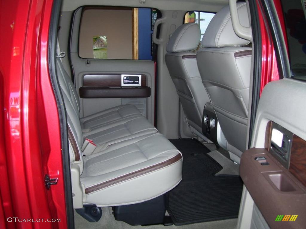 2010 F150 FX4 SuperCrew 4x4 - Red Candy Metallic / Medium Stone Leather/Sienna Brown photo #14