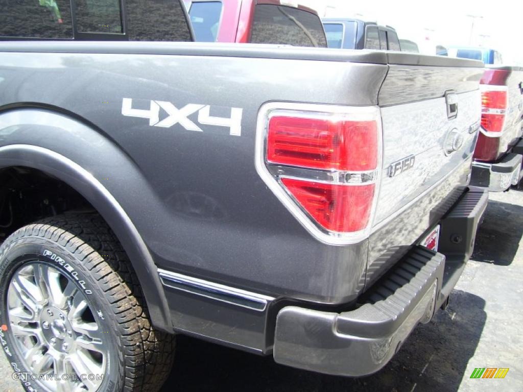 2010 F150 Platinum SuperCrew 4x4 - Sterling Grey Metallic / Medium Stone Leather/Sienna Brown photo #4