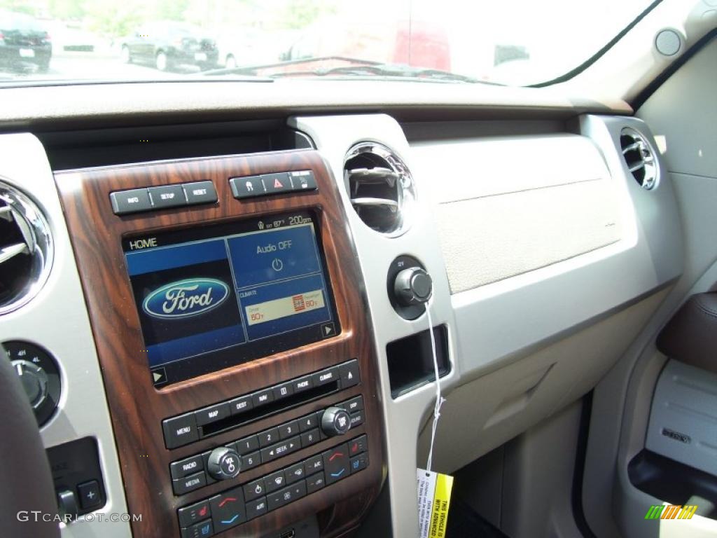 2010 F150 Platinum SuperCrew 4x4 - Sterling Grey Metallic / Medium Stone Leather/Sienna Brown photo #19