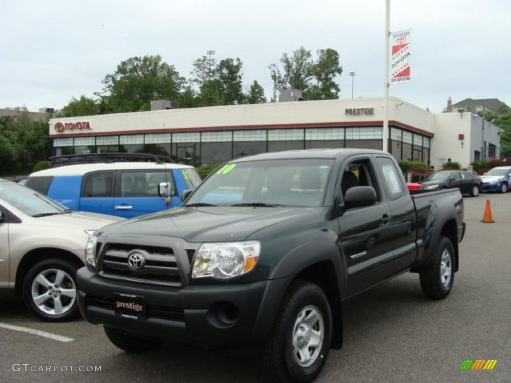 2010 Tacoma Access Cab 4x4 - Timberland Mica / Graphite photo #1