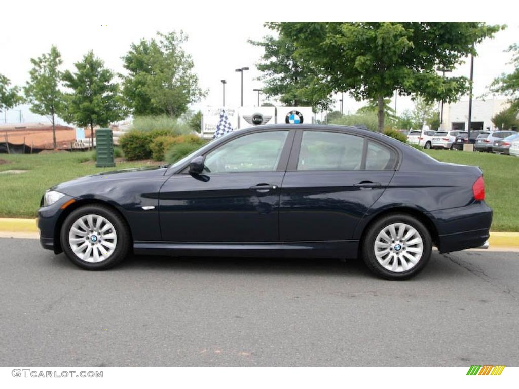 2009 3 Series 328i Sedan - Monaco Blue Metallic / Saddle Brown Dakota Leather photo #3