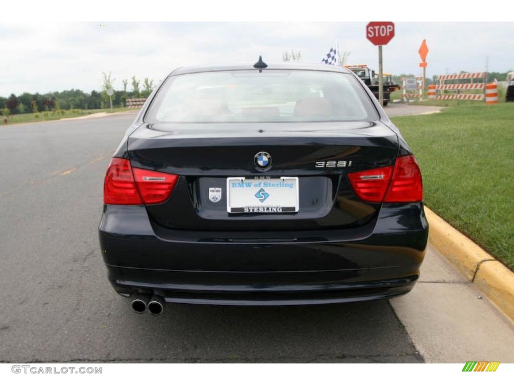 2009 3 Series 328i Sedan - Monaco Blue Metallic / Saddle Brown Dakota Leather photo #5