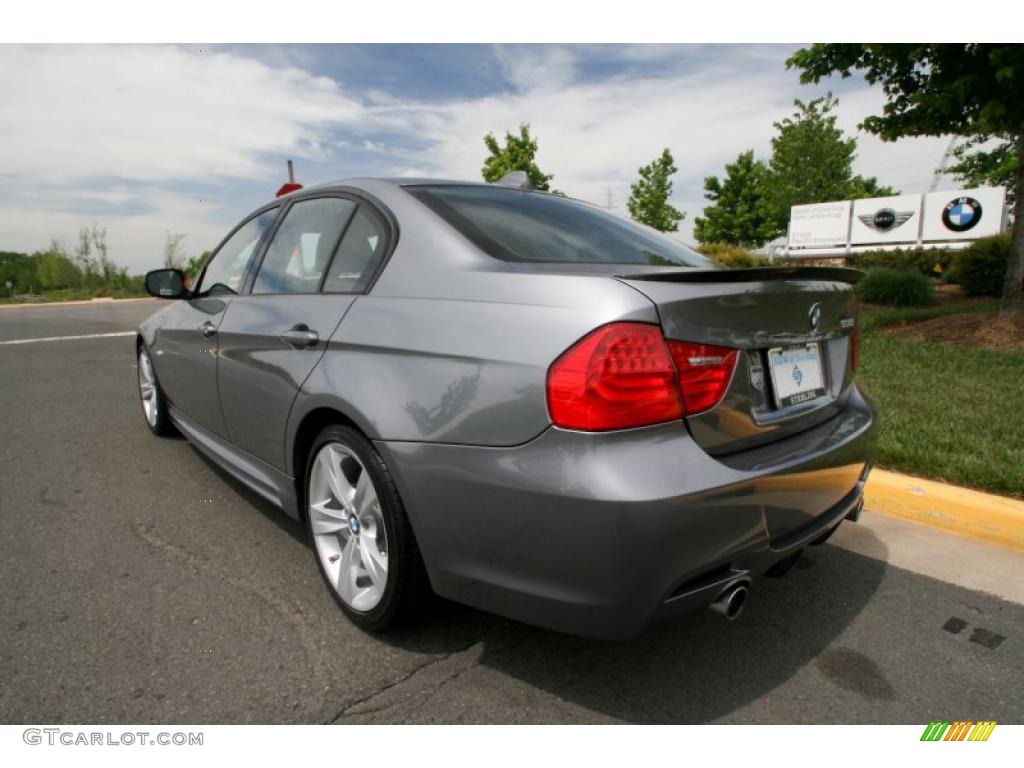 2009 3 Series 335i Sedan - Space Grey Metallic / Black photo #4