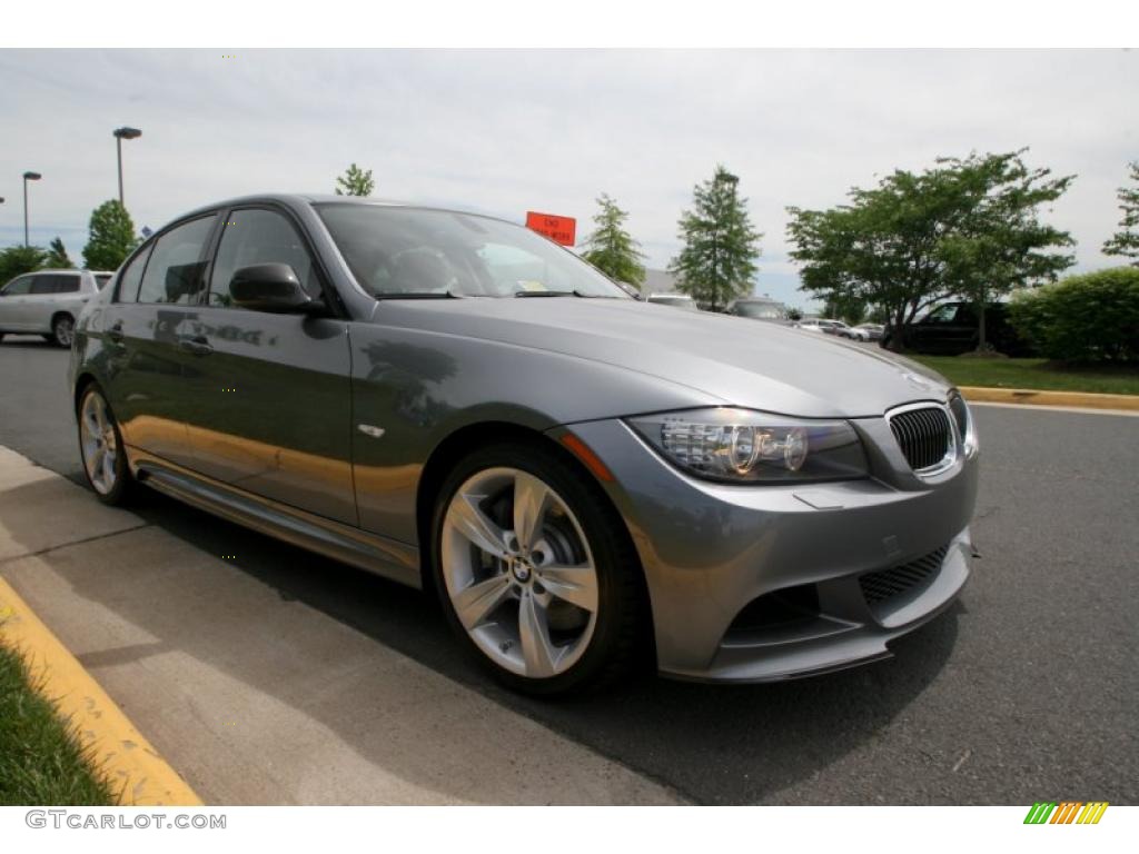 2009 3 Series 335i Sedan - Space Grey Metallic / Black photo #8