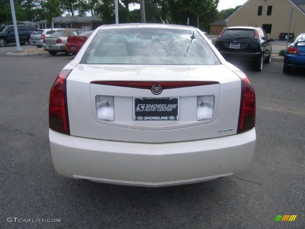 2004 CTS Sedan - White Diamond / Light Neutral photo #4