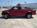 1999 Dark Cherry Red Metallic Chevrolet S10 LS Extended Cab 4x4  photo #2