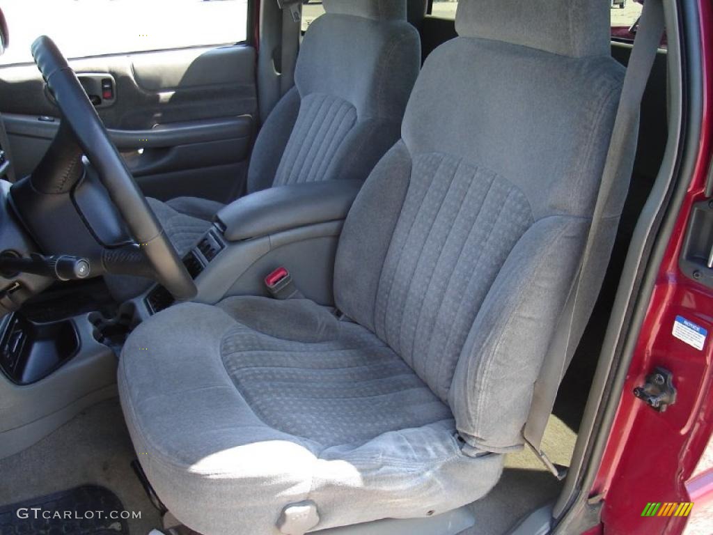 1999 S10 LS Extended Cab 4x4 - Dark Cherry Red Metallic / Medium Gray photo #16