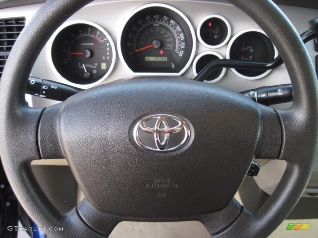 2008 Tundra Double Cab 4x4 - Nautical Blue Metallic / Graphite Gray photo #16