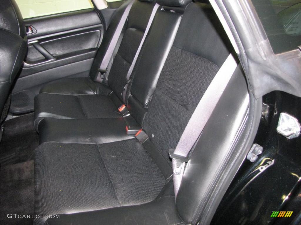 2006 Legacy 2.5 GT Limited Sedan - Obsidian Black Pearl / Off-Black photo #12
