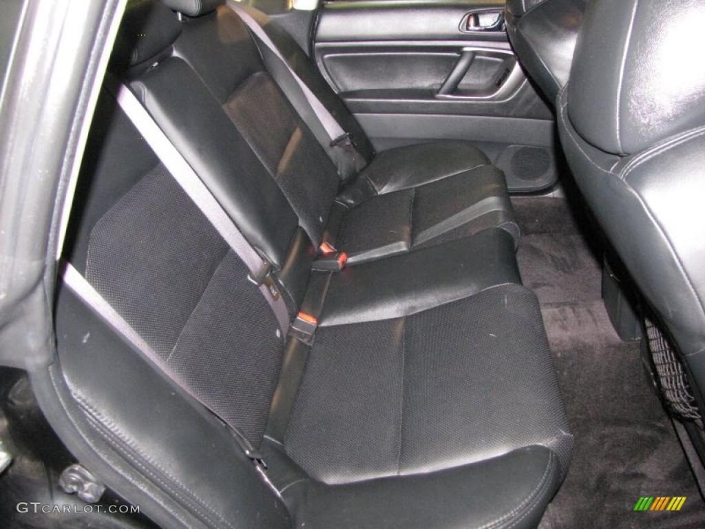 2006 Legacy 2.5 GT Limited Sedan - Obsidian Black Pearl / Off-Black photo #13