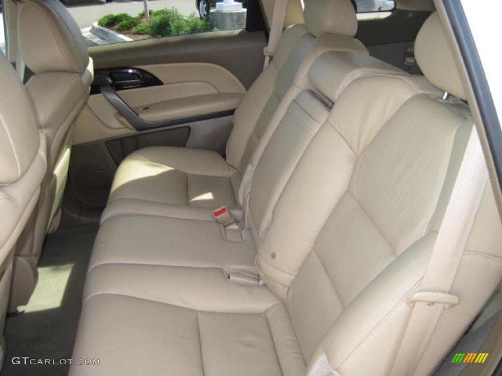 2007 MDX Technology - Aspen White Pearl / Taupe photo #13