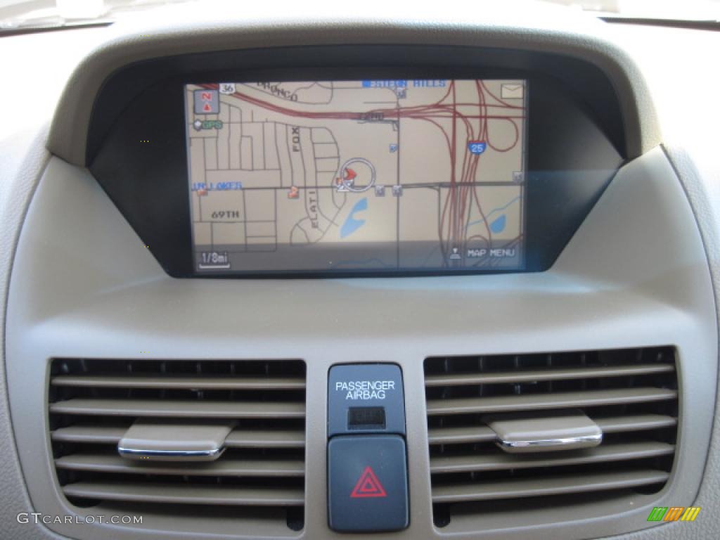 2007 MDX Technology - Aspen White Pearl / Taupe photo #19