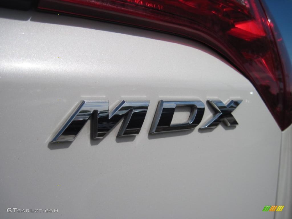 2007 MDX Technology - Aspen White Pearl / Taupe photo #40