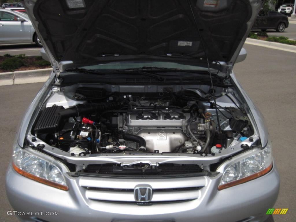 2002 Accord LX Sedan - Satin Silver Metallic / Quartz Gray photo #29
