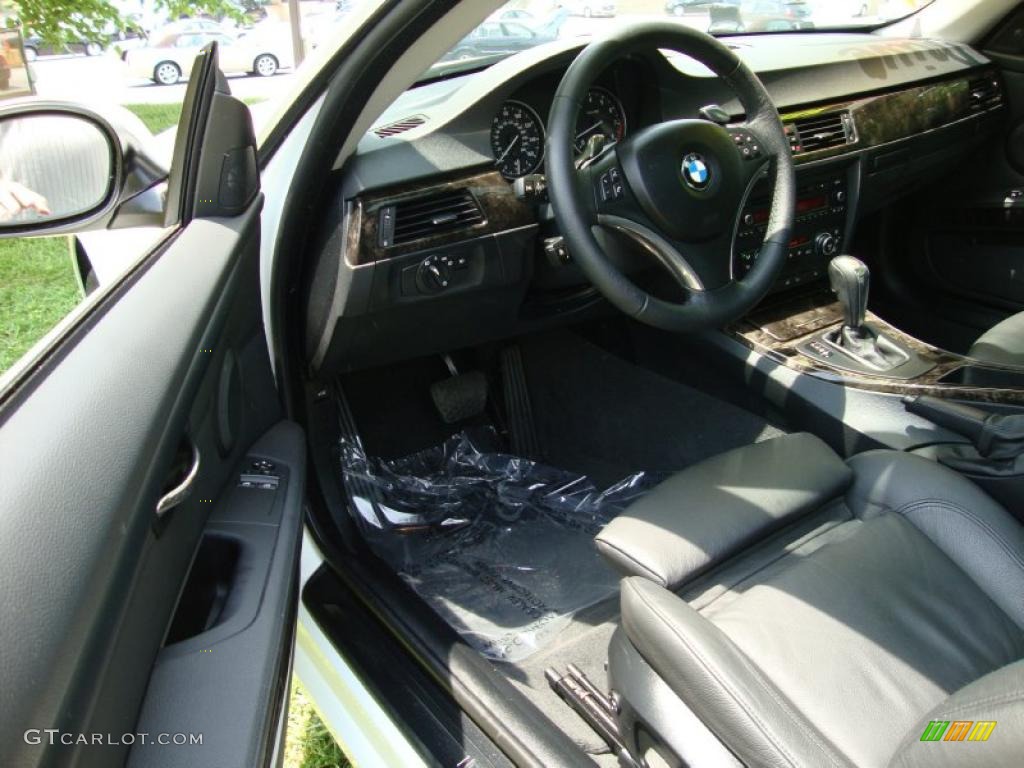 2008 3 Series 335xi Coupe - Alpine White / Black photo #12