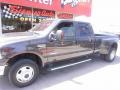 2006 Dark Shadow Grey Metallic Ford F350 Super Duty Lariat Crew Cab 4x4 Dually  photo #2