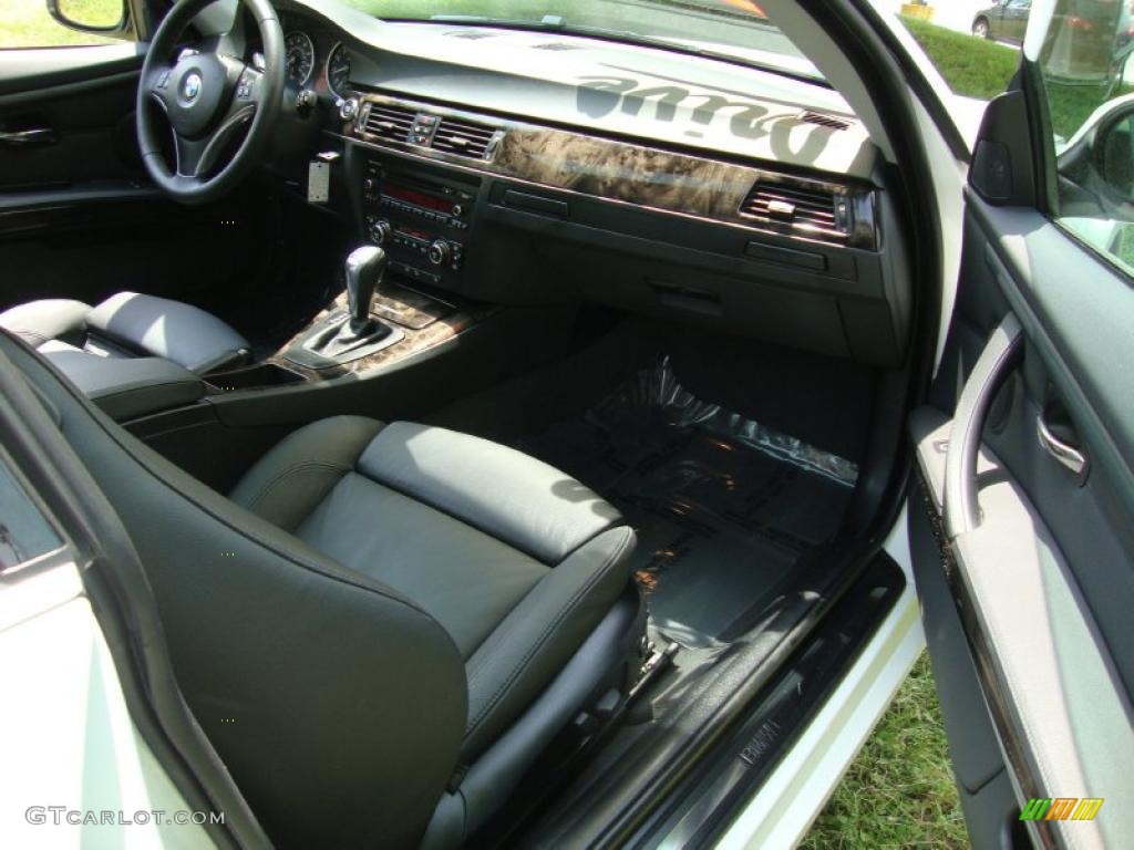 2008 3 Series 335xi Coupe - Alpine White / Black photo #17