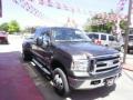 2006 Dark Shadow Grey Metallic Ford F350 Super Duty Lariat Crew Cab 4x4 Dually  photo #4