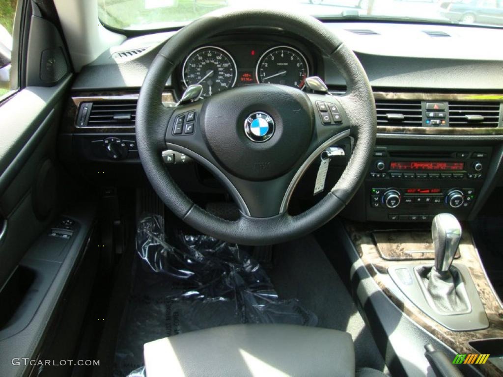 2008 3 Series 335xi Coupe - Alpine White / Black photo #23