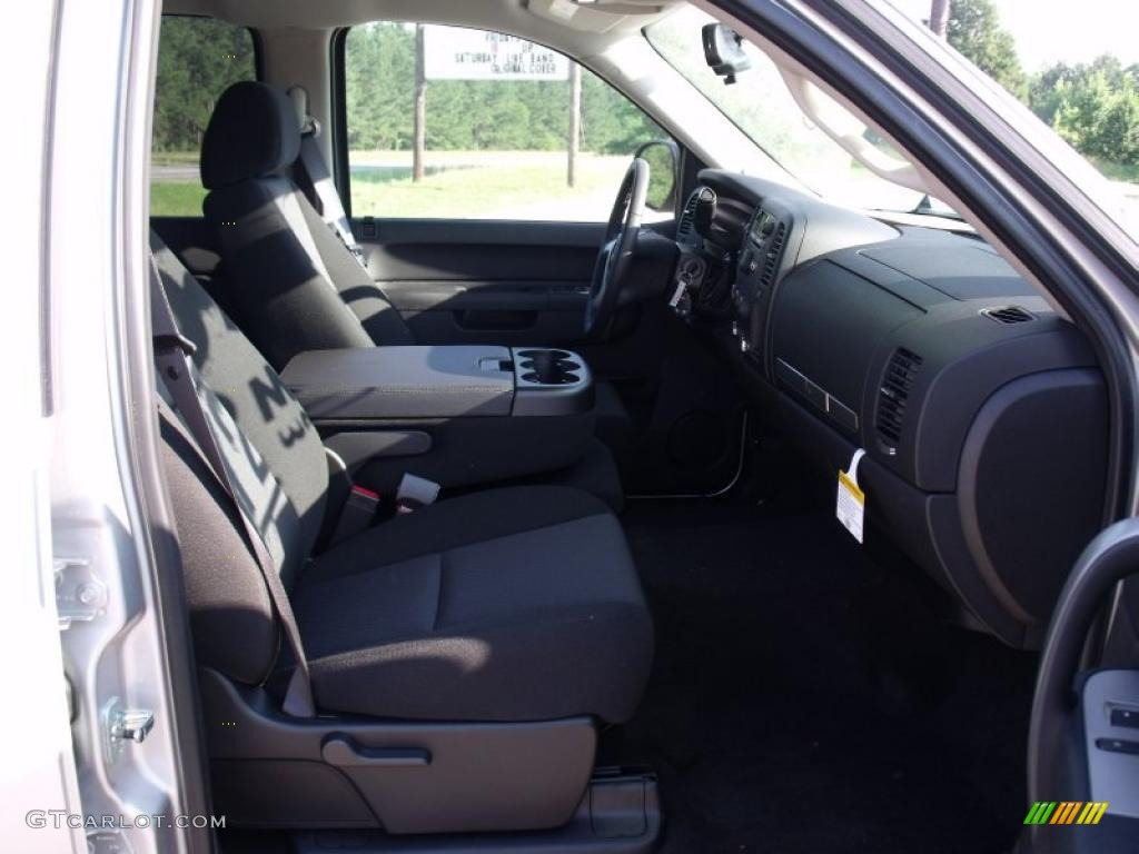 2010 Silverado 1500 LT Crew Cab - Sheer Silver Metallic / Ebony photo #12