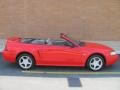 2000 Performance Red Ford Mustang GT Convertible  photo #2