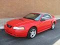 2000 Performance Red Ford Mustang GT Convertible  photo #5