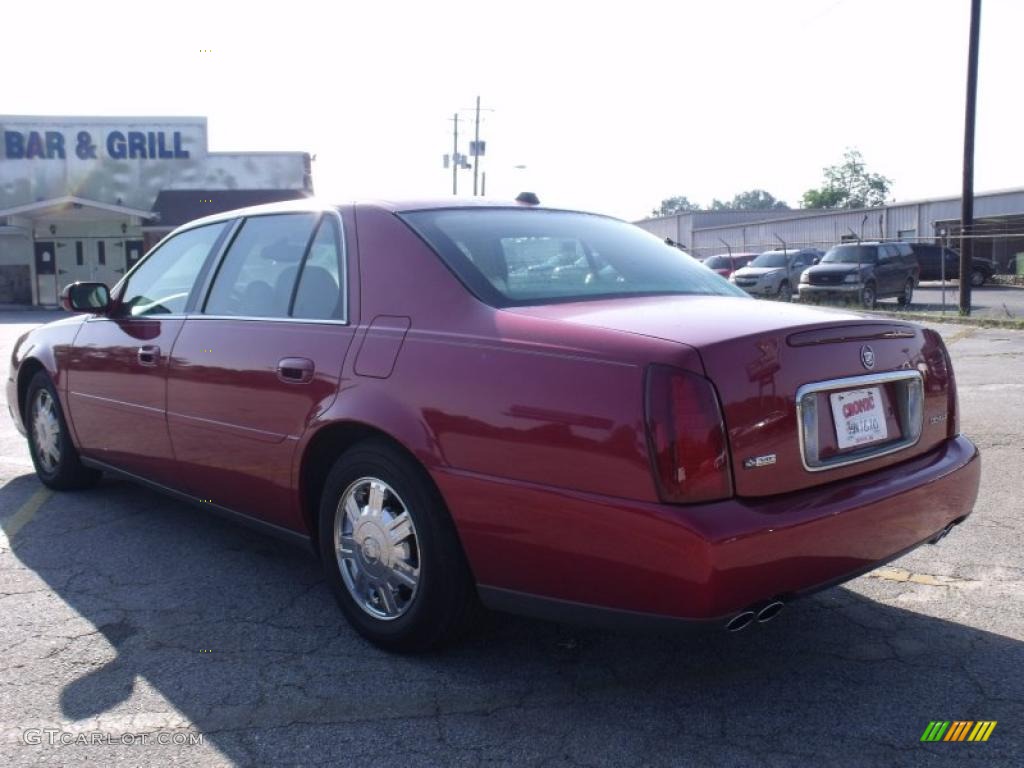 2004 DeVille Sedan - Crimson Red Pearl / Cashmere photo #3