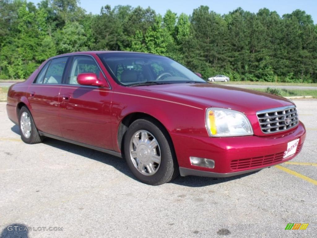 2004 DeVille Sedan - Crimson Red Pearl / Cashmere photo #7