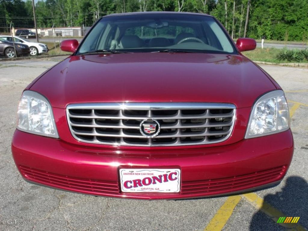 2004 DeVille Sedan - Crimson Red Pearl / Cashmere photo #8