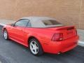 2000 Performance Red Ford Mustang GT Convertible  photo #16