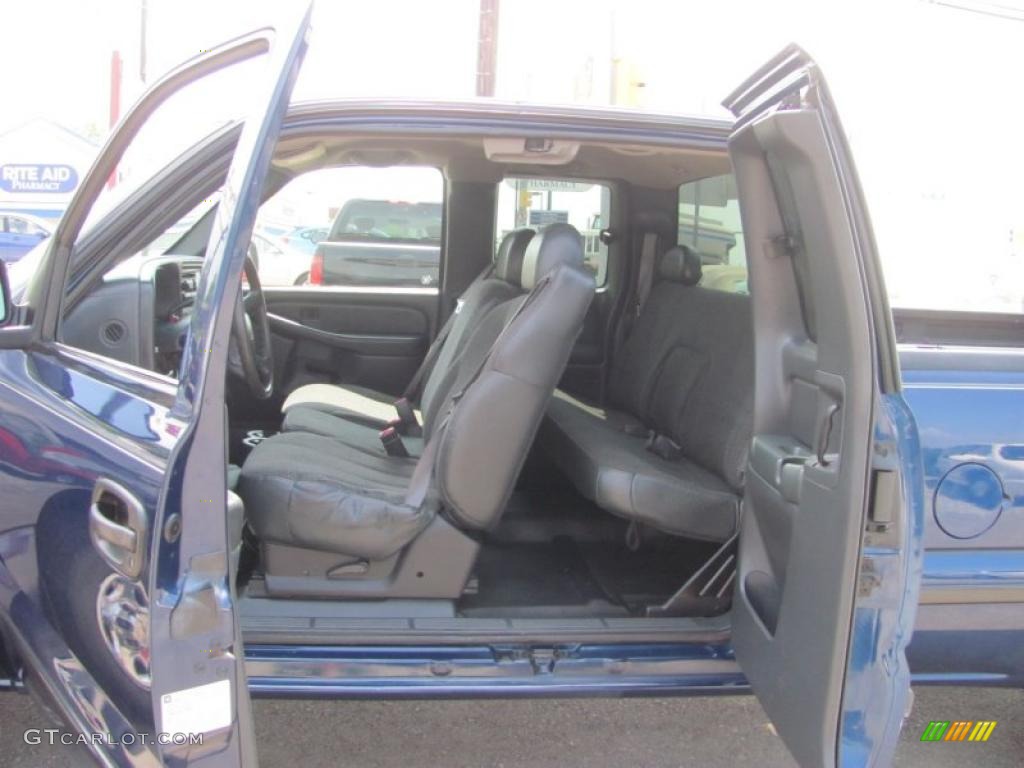 2002 Silverado 1500 Extended Cab 4x4 - Indigo Blue Metallic / Graphite Gray photo #6